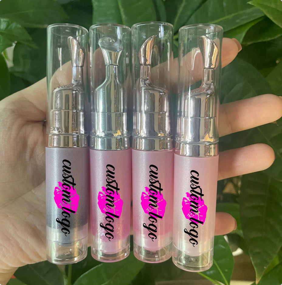 Wholesale Vegan Moisturizing Lip Plump Oil Private Label Enhancer Plumper Gloss Capsicum Frutescens Lip Plumper Oil