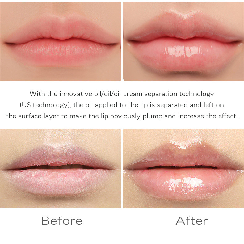 Wholesale Long Lasting Vegan Moisturizing Flavoring Lips Gloss Natural Nourish Hydrating Fruit Tinted Plumping Lip Oil