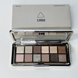 Cosmetics Wholesale Brand Beauty Makeup 12 Colors Eyeshadow Palette High Quality Eye Shadow Palette 3 C and E