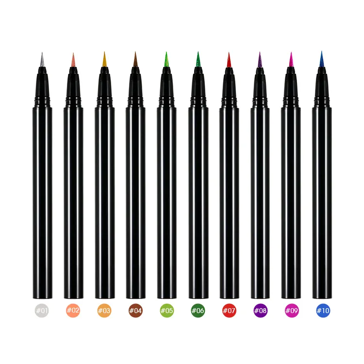 High Pigment Shimmer Eyeliner Private Label Vegan Custom Liquid Eyeliner