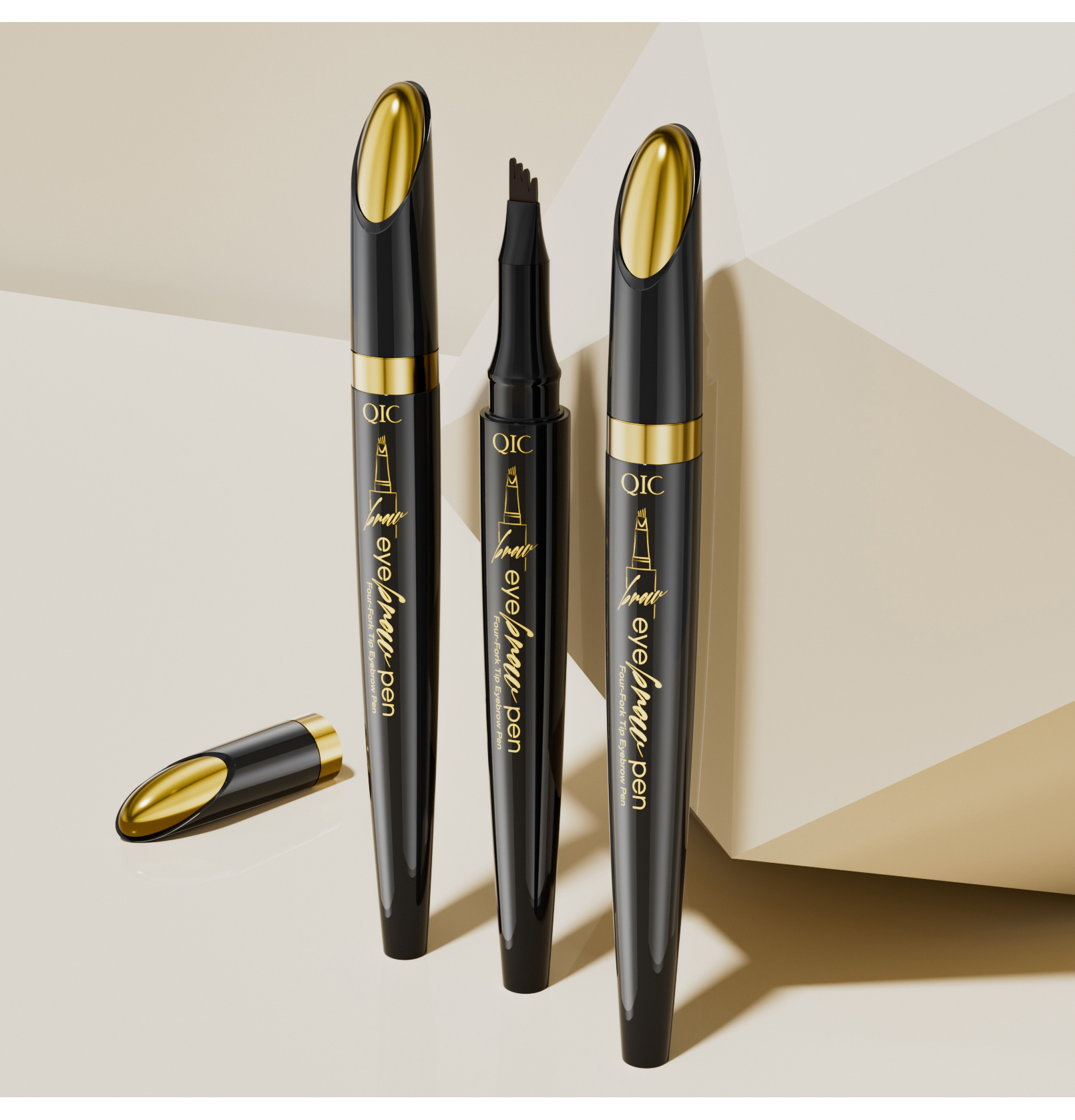 Professional Make up Eyebrow Pencil Waterproof 4 Claw Liquid Eyebrow Pencil Hair Strokes Eyebrow Pencil for Sale