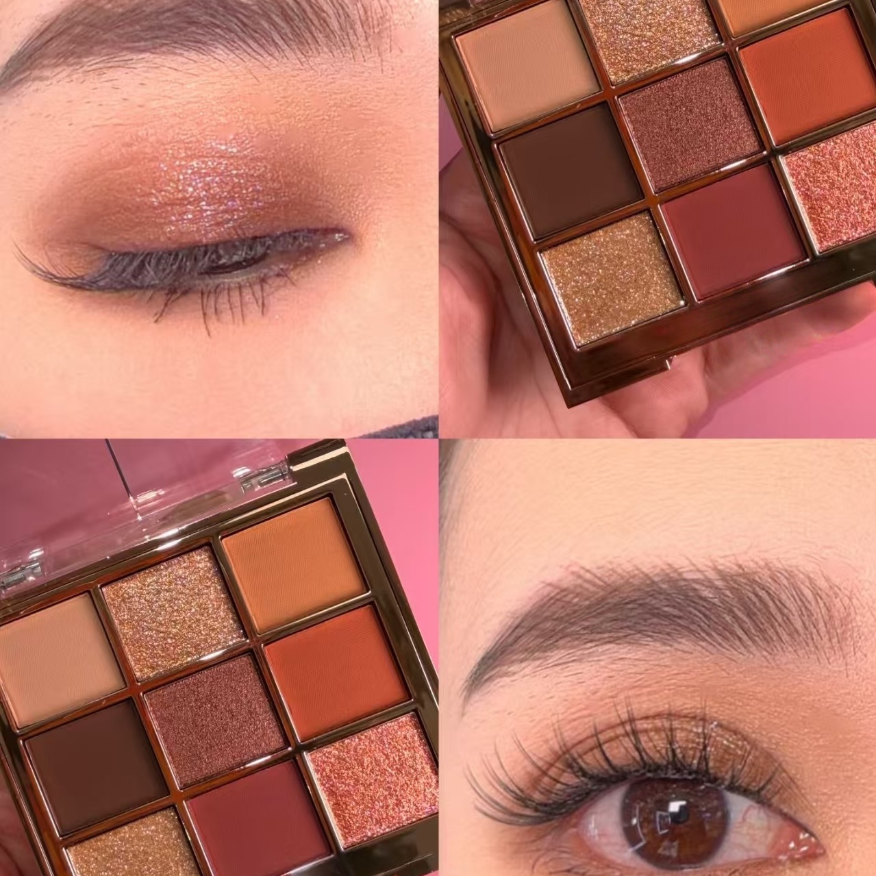 Nine-color Eyeshadow Palette Matte Fine Glitter Multi-purpose Novice High-end Eye Makeup