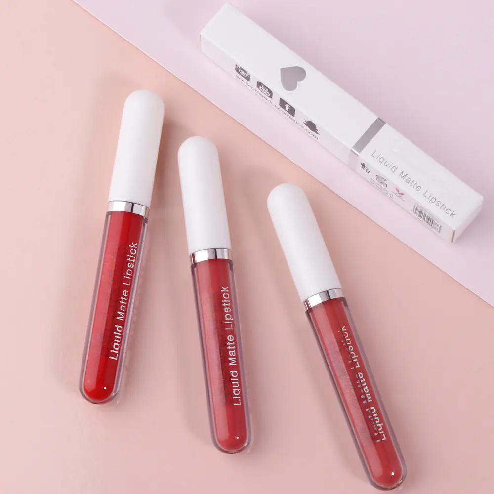 Durable 18 Colors Silky Soft Matte Lip Gloss Long Lasting Non-Stick Lip Beauty Makeup Waterproof Liquid Lipstick