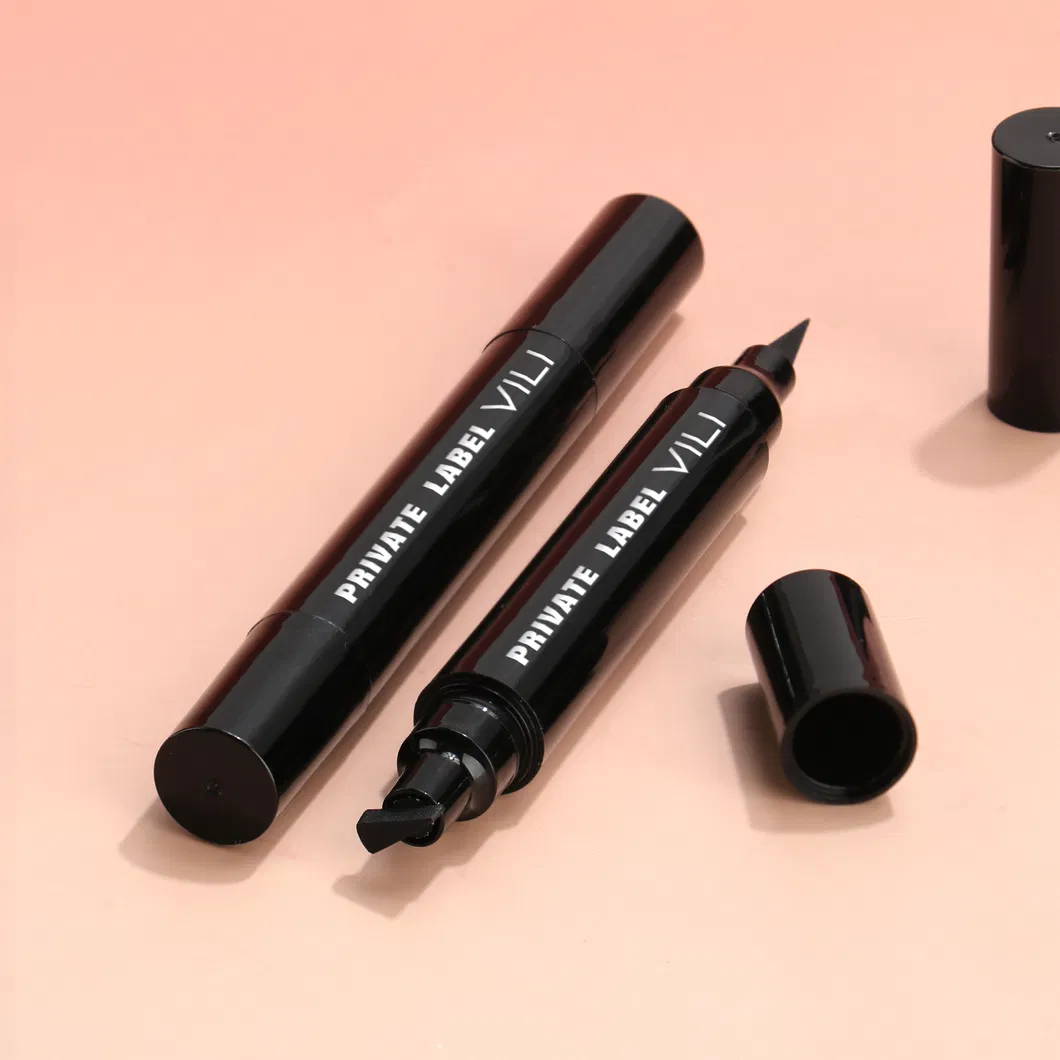 OEM Private Label Dual-Ended Spongy Triangular Head Eyeliner Waterproof Long Lasting