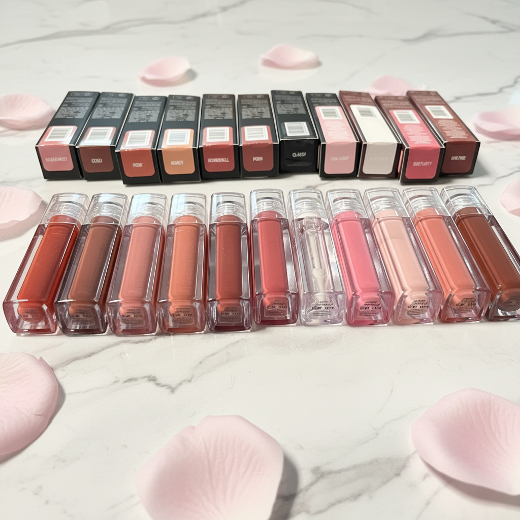 Luxury Makeup Glossy Lipgloss Hydrating Nourishing Long-lasting Moisturizing Lip Gloss High Shine Transparent Liquid Lipstick
