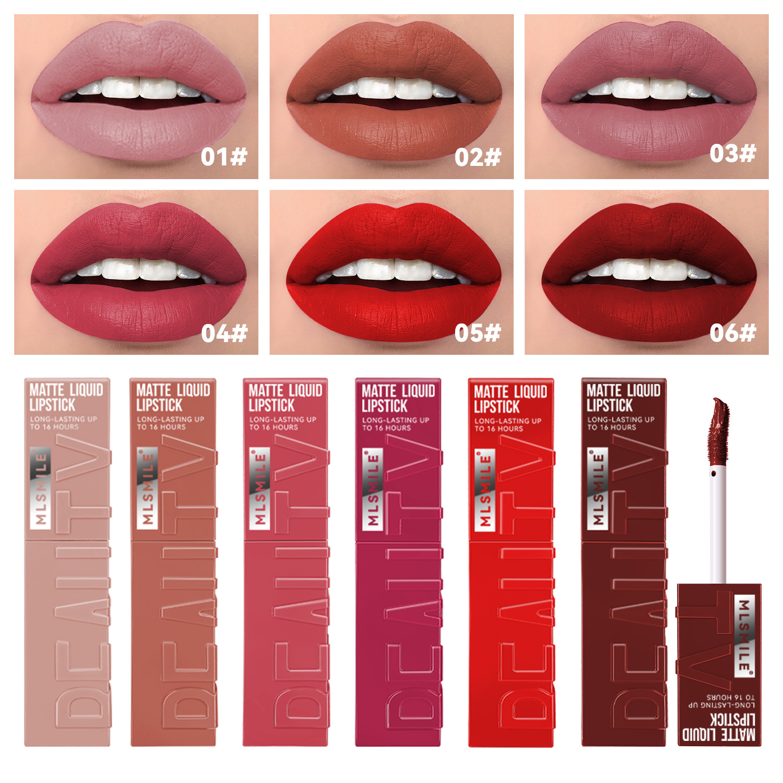 High Quality 6-Color Lip Gloss Wholesale Cosmetic Private Label Hot Selling Mineral High Pigment Waterproof Moisturizing Liquid