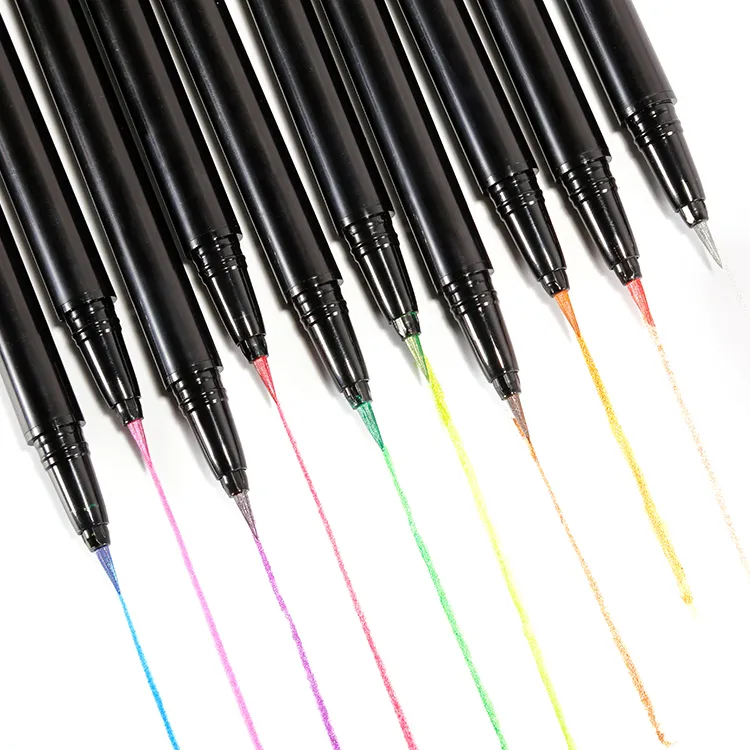 High Pigment Shimmer Eyeliner Private Label Vegan Custom Liquid Eyeliner