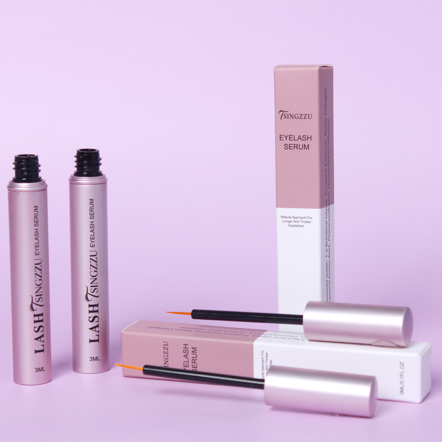 Concentrated Lash And Brow Serum Treatment Mascara For Brows And Lashes With Keratin Biotin Protein