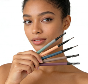 Wholesale Mineral Eyebrow Pencil Dual Ended Design Spoolie Brush Included Oil Control Long Wearing