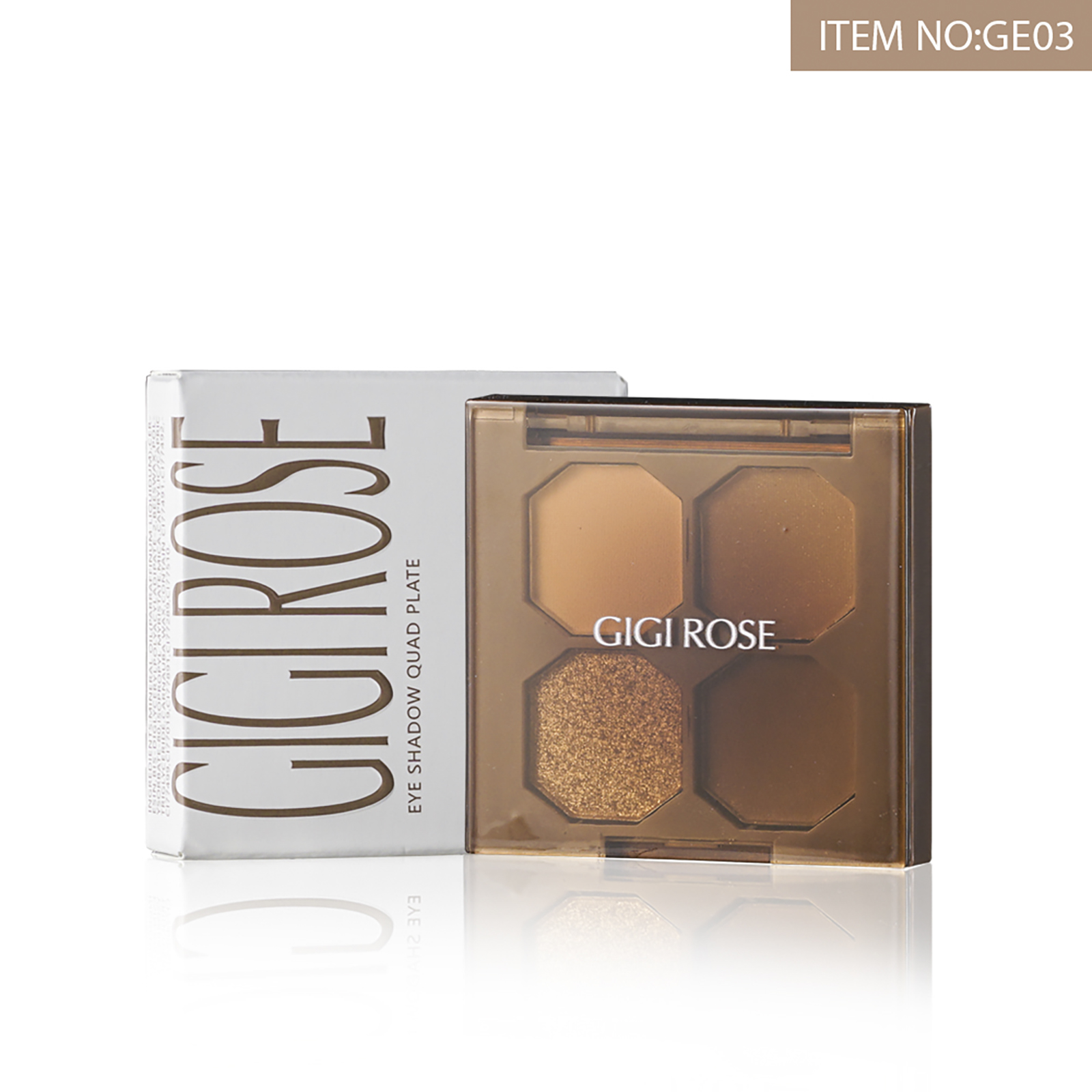 GIGI Rose Private Label Makeup High Quality Lasting Waterproof Matte Glitter Eyeshadow Palette Best Cosmetics Factory Wholesale