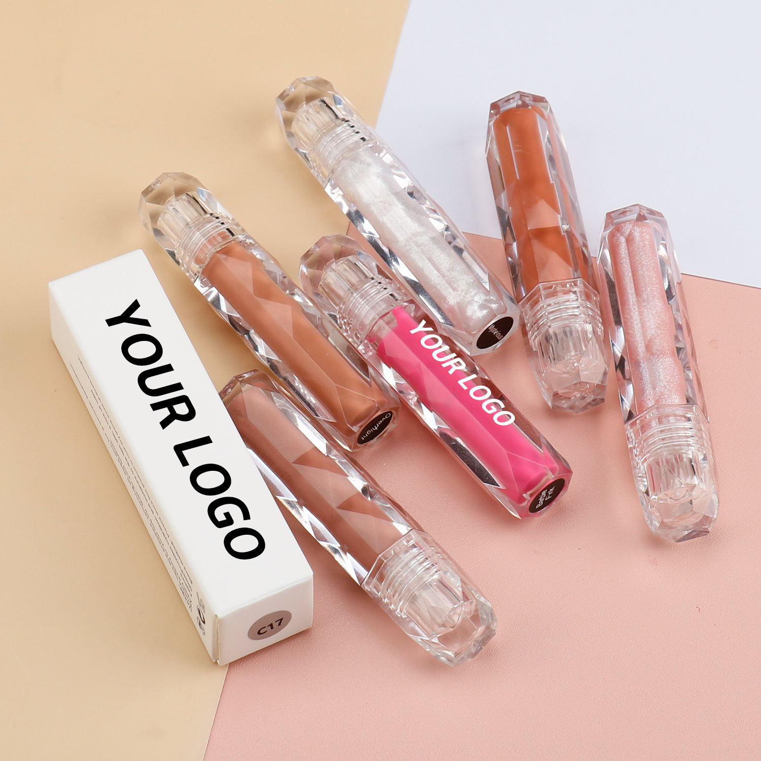 Private Label Shiny Plumping Lip Gloss Moisturizing Lip Glaze Custom Logo