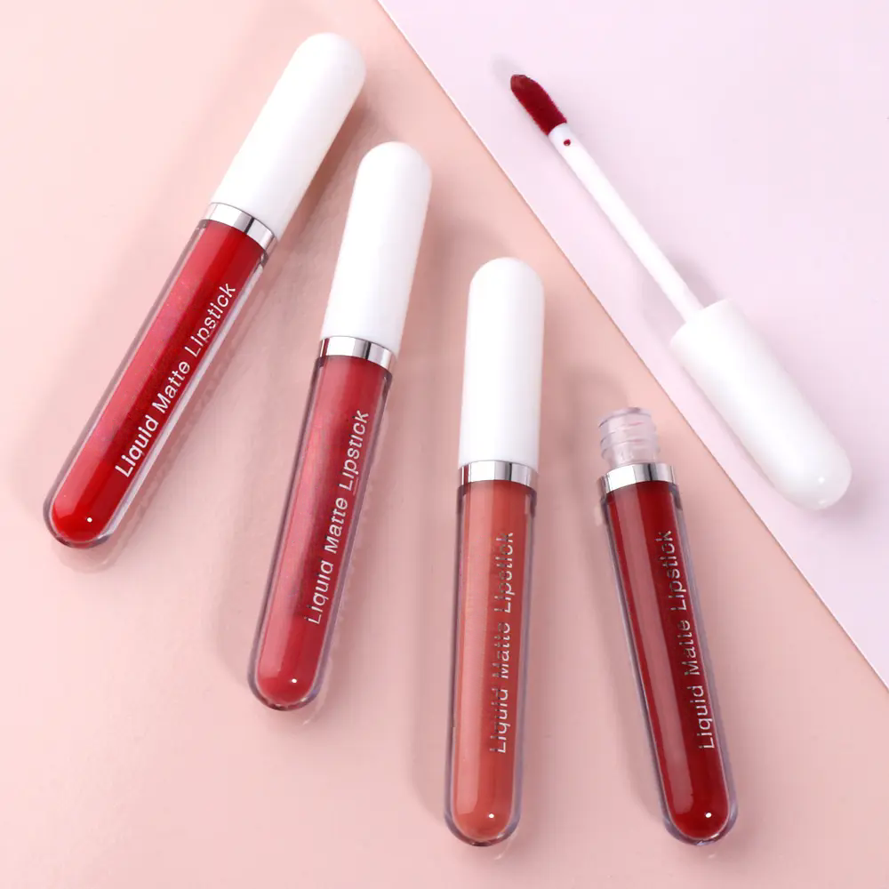 Durable 18 Colors Silky Soft Matte Lip Gloss Long Lasting Non-Stick Lip Beauty Makeup Waterproof Liquid Lipstick