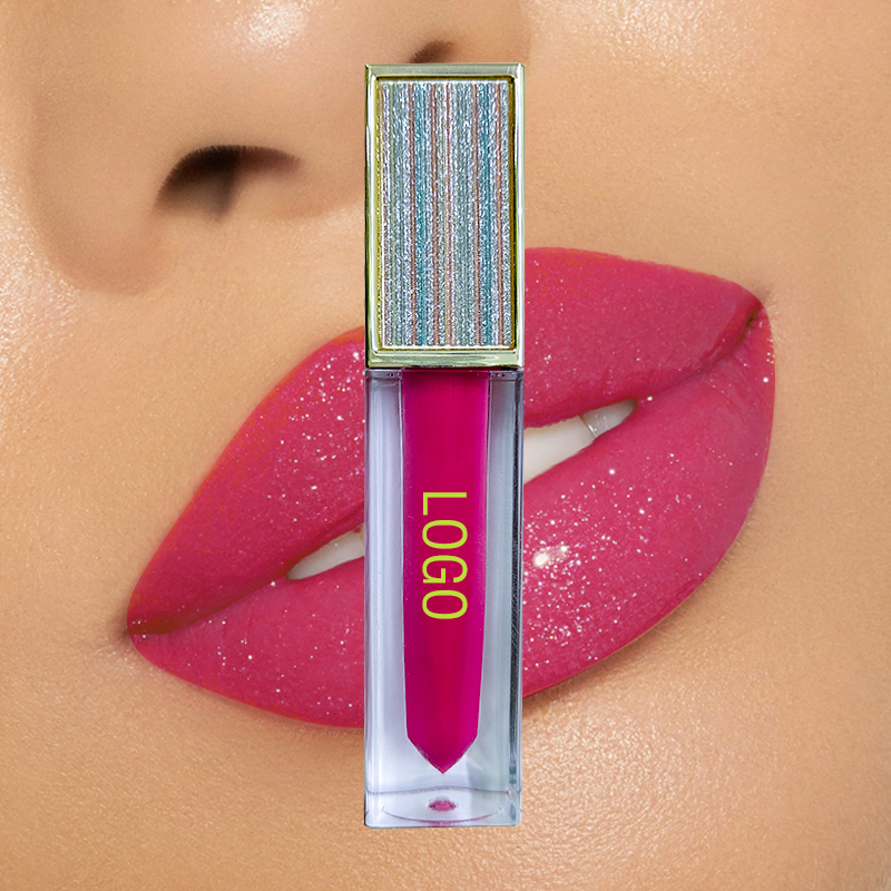 Free Product Image Shooting Lip Glossy Private Label Custom Luxury Cute clear Lipgloss Tube Vegan Natural Glitter Lip Gloss