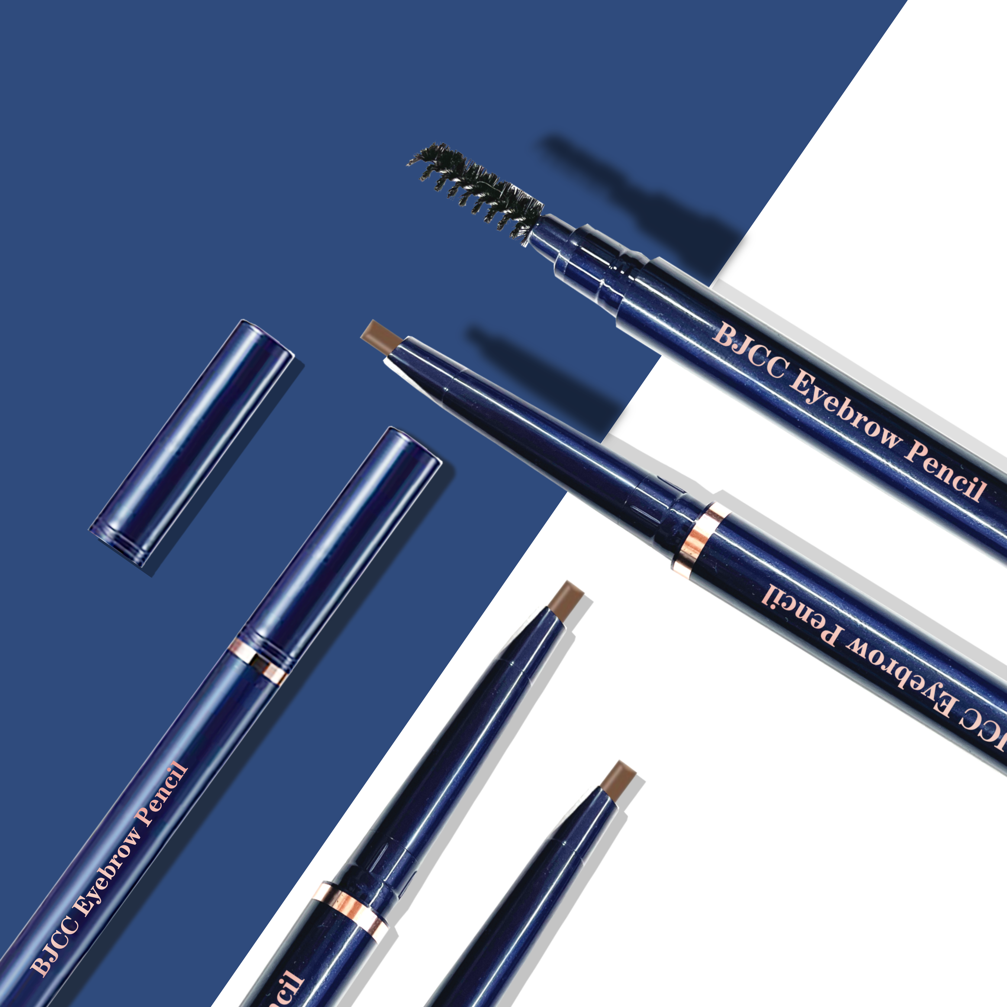 Double Ended Eye Brow Pencil With Brush OEM Wholesale Eyebrow Pencil Private Label Eyebrow Pencil