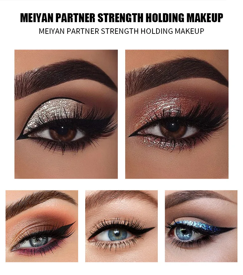 Black Smooth Silver Tube Eyeliner Quick-Drying Waterproof Sweat-Proof Very Fine Pen Eye Use