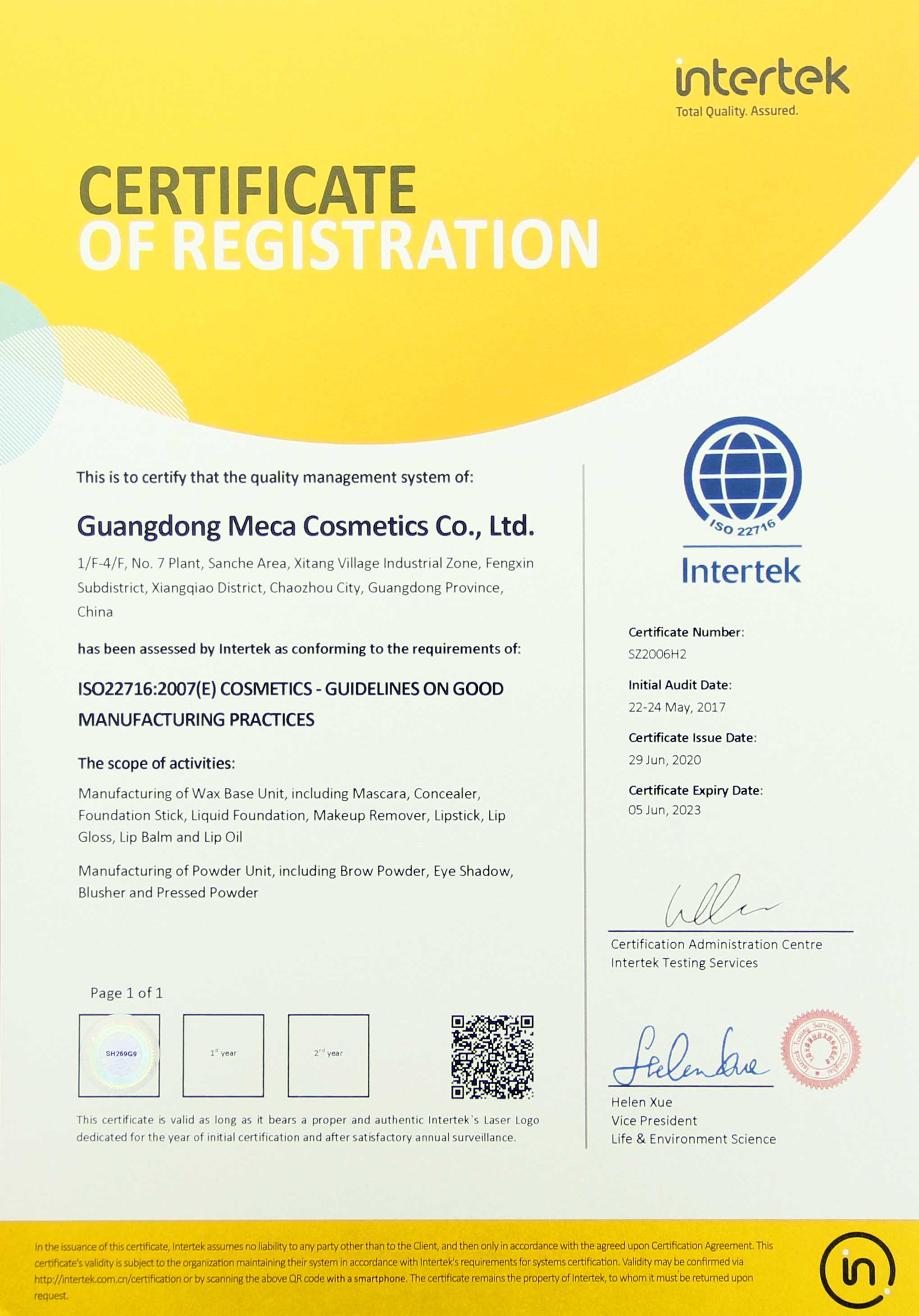 Certificate 2