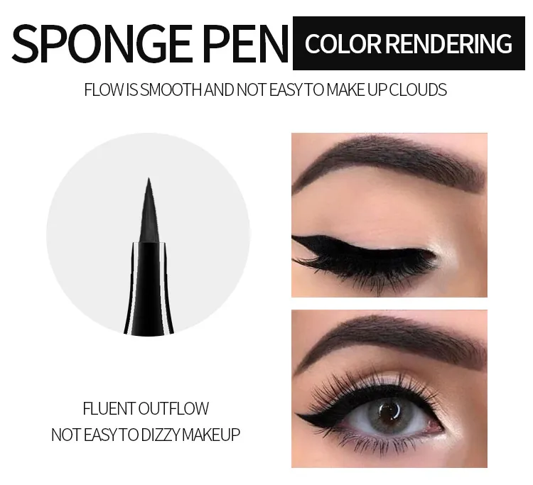 Red Leopard Liquid Mascara Eyeliner Long-Lasting Thick and Slim Natural Curly Cross Border Makeup Set