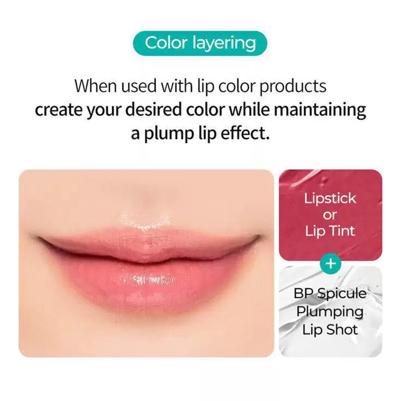 S 10ml Vegan Lip Plumper Beginner Natural Hydrating Long-Lasting Wrinkle Filler Algae Spicules Shot Lip Moisturizer Lotion