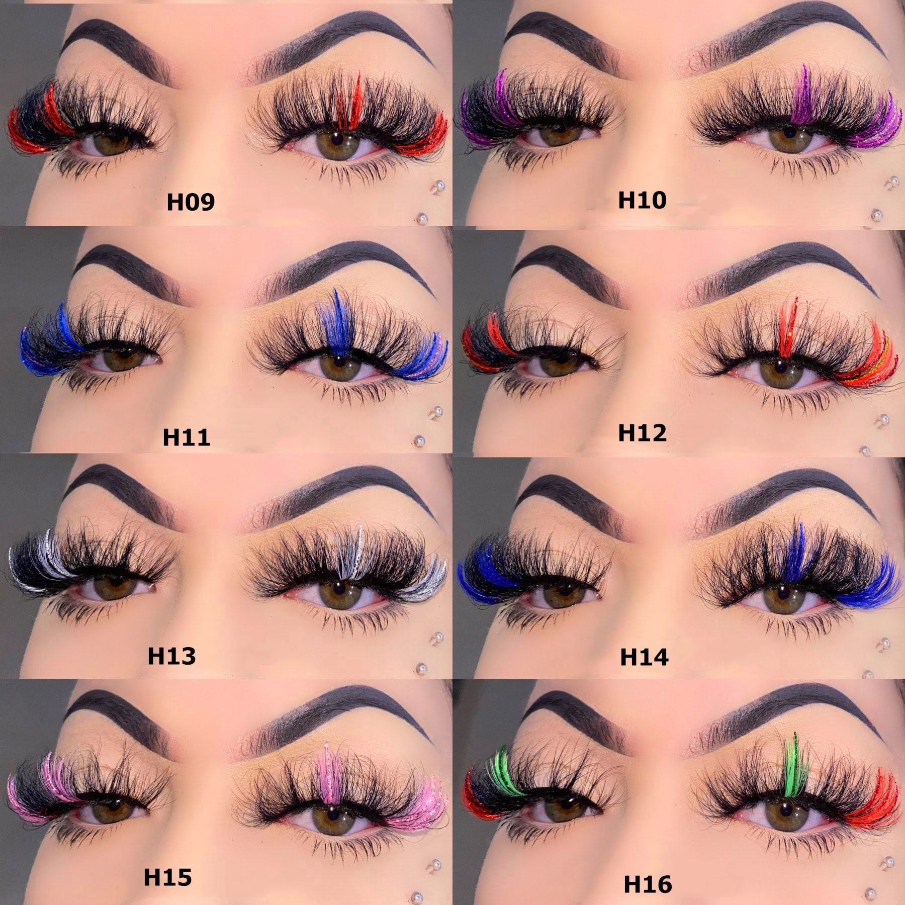 Colored Lashes
