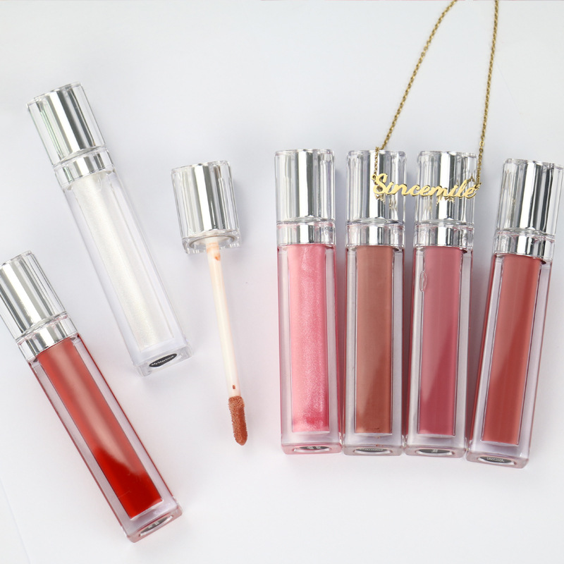 21 Color Vegan Shiny Glossy Moisturizing Nude Pink Liquid High Pigmented Lipgloss Lip Cream Low MOQ Lip Gloss with Private Label