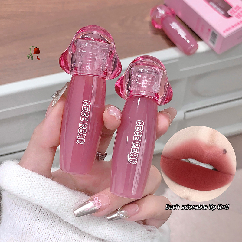 Gegebear Ice Gloss LVRES Cream Velvet Mist Lip Mud Matte Smooth Smooth and Brightening Lip Gloss OEM/ODM Available