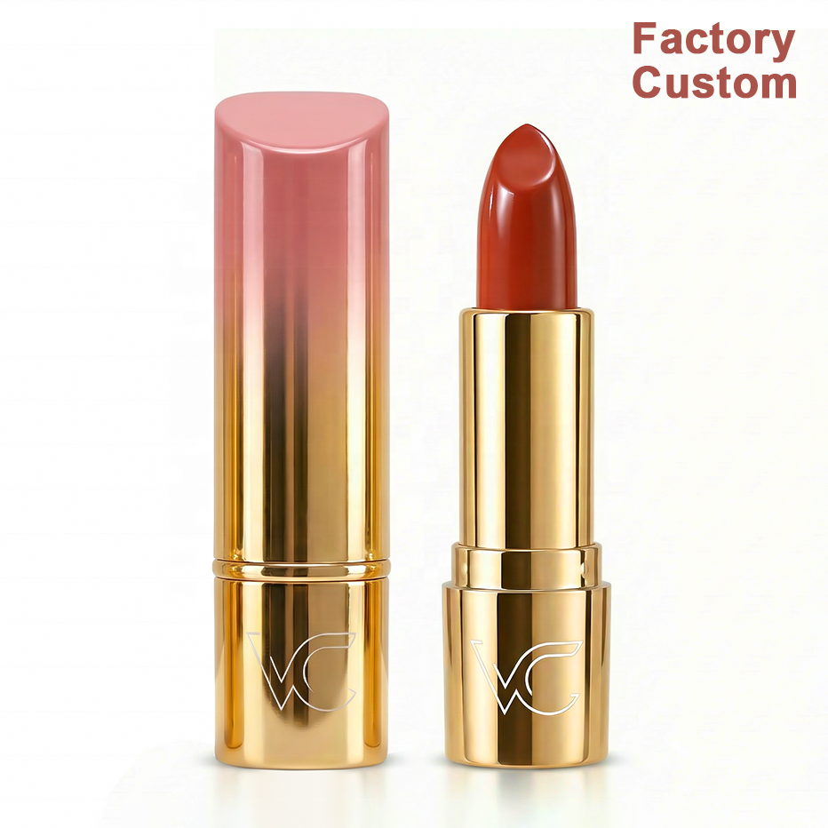 OEM LOGO Custom Lipstick Private Label Best Waterproof Luxury Red Vegan Matte Lipstick Wholesale Makeup Lip Stick Factory Bulk