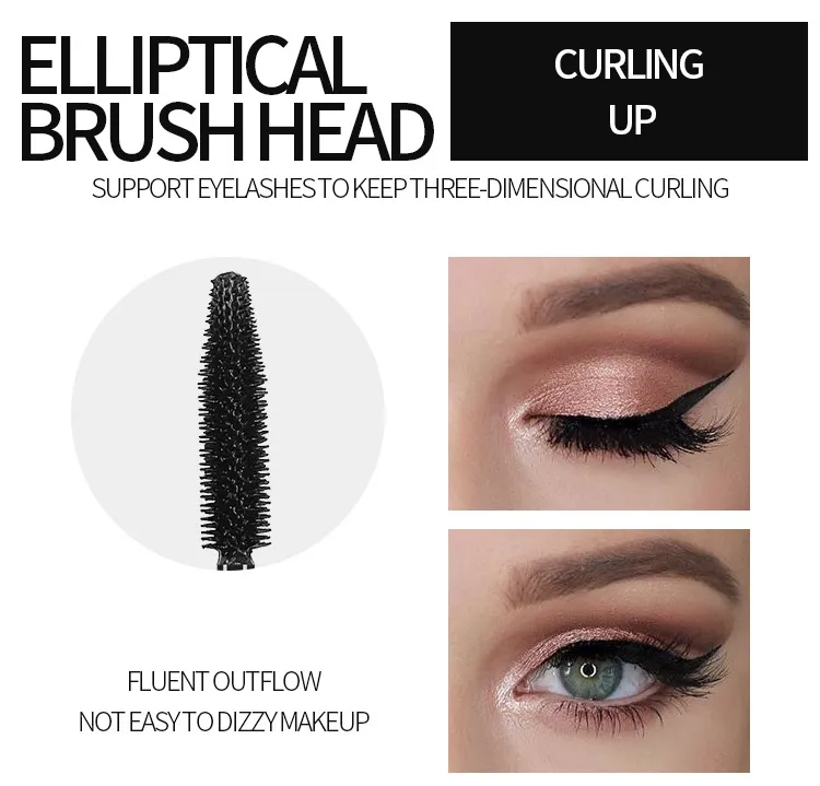 Red Leopard Liquid Mascara Eyeliner Long-Lasting Thick and Slim Natural Curly Cross Border Makeup Set