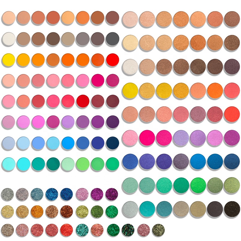 Eye Shadow Pallet Customized High Pigment Matte Shining Glitter Eyeshowdow Eyeshadow Palette