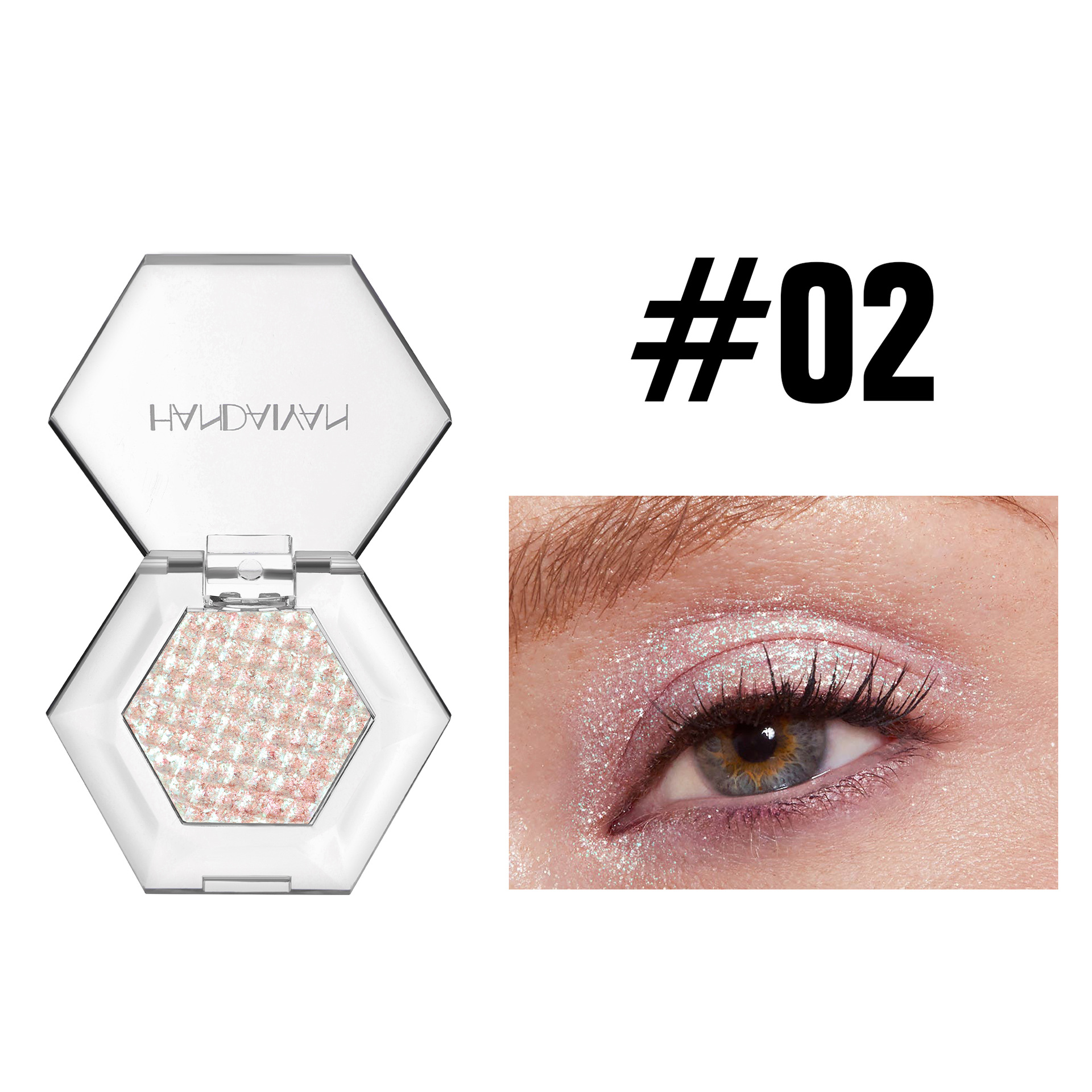 Wholesale Shimmer Glitter High Pigment Powder Pressed Eyeshadow Palette Waterproof Vegan Make up Cosmetic Eyes Shadow