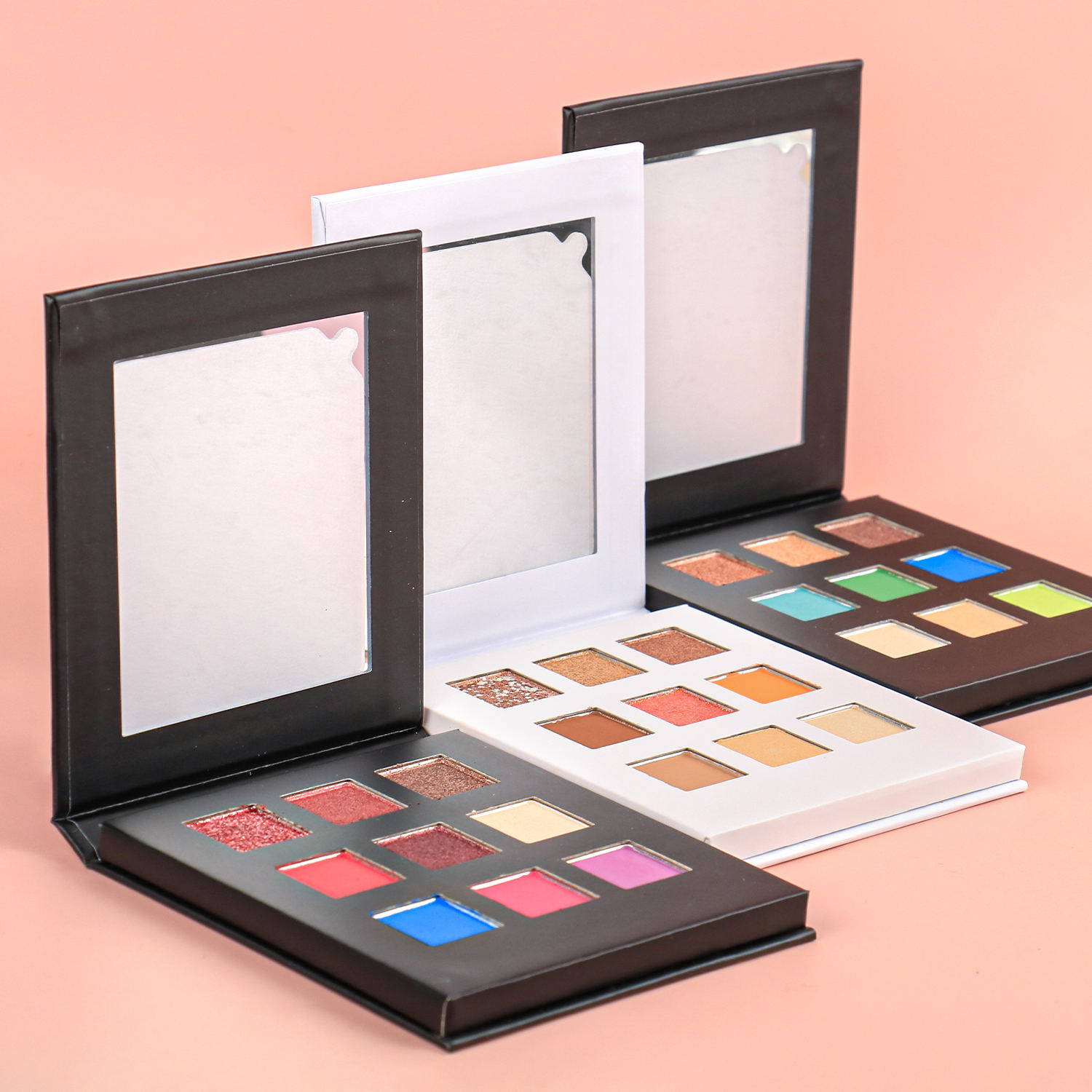 Private Label 9 Color Eyeshadow Palette, High Pigment Shimmer Matte