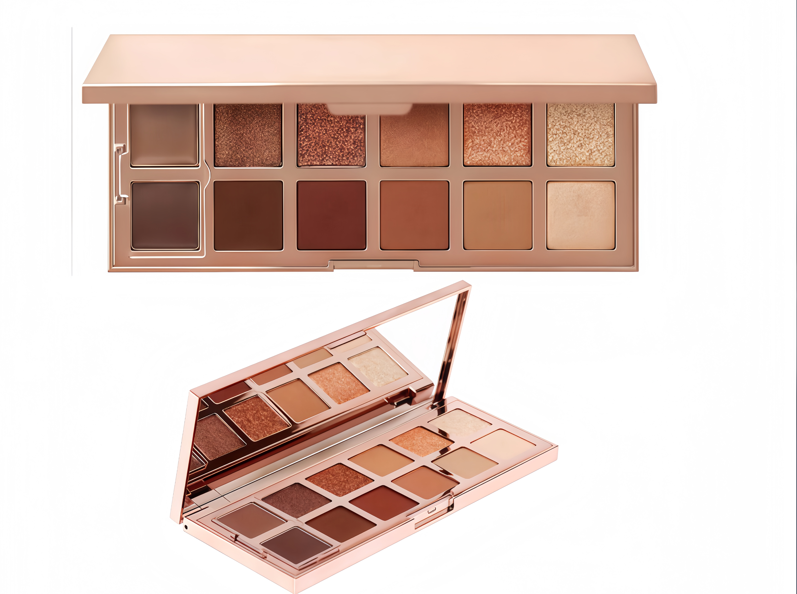 Private Label Multi Colors Glitter Eyeshadow Palette Vegan 12 Colors Waterproof Eye Shadow
