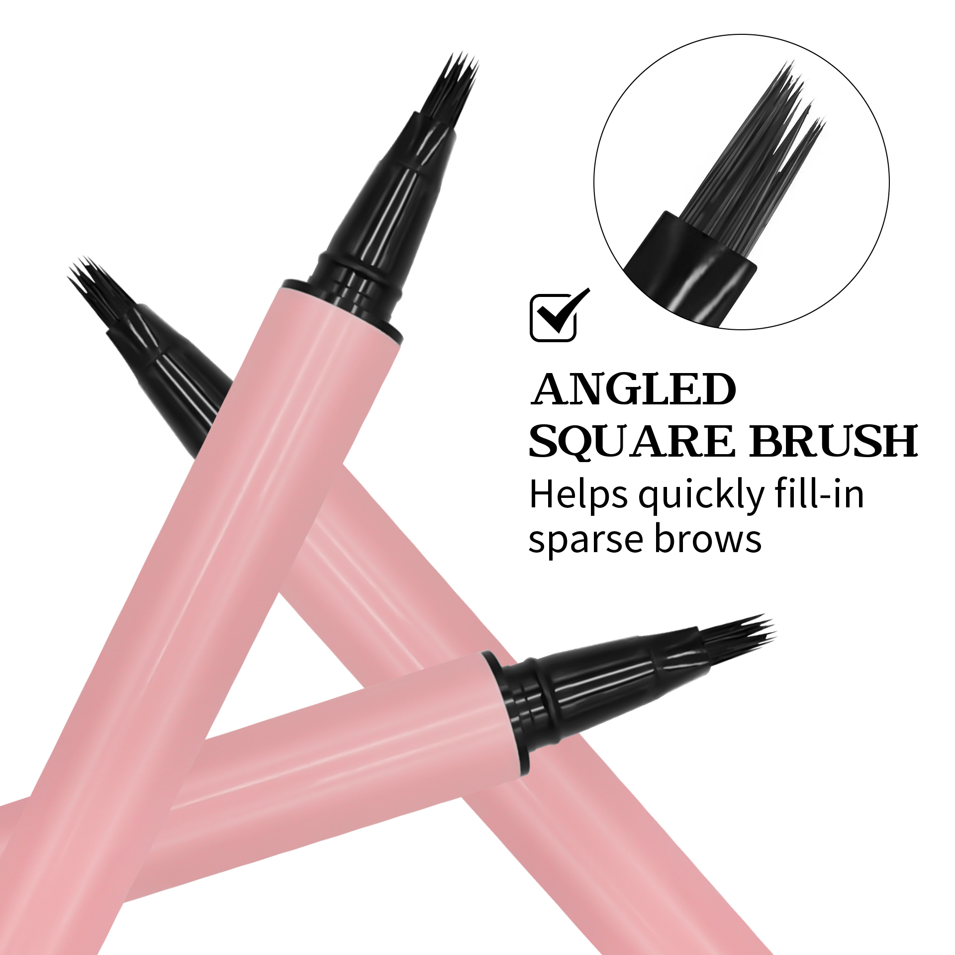 High Pigment Brow Pencil Lower Moq Vegan Eyebrow Pencil Waterproof 5 Colors Eyebrow Pencil