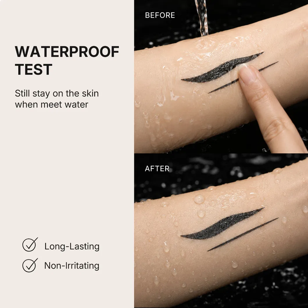 OEM Private Label Dual-Ended Spongy Triangular Head Eyeliner Waterproof Long Lasting