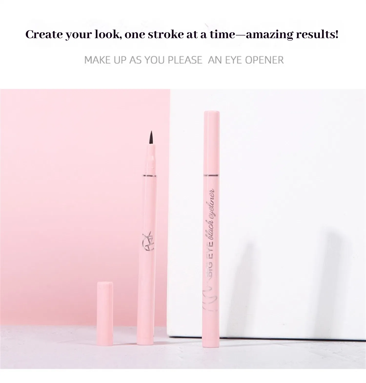 High Pigment Quick Drying Film Forming Chinese Makeup Eyeliner Pen Eyeliner