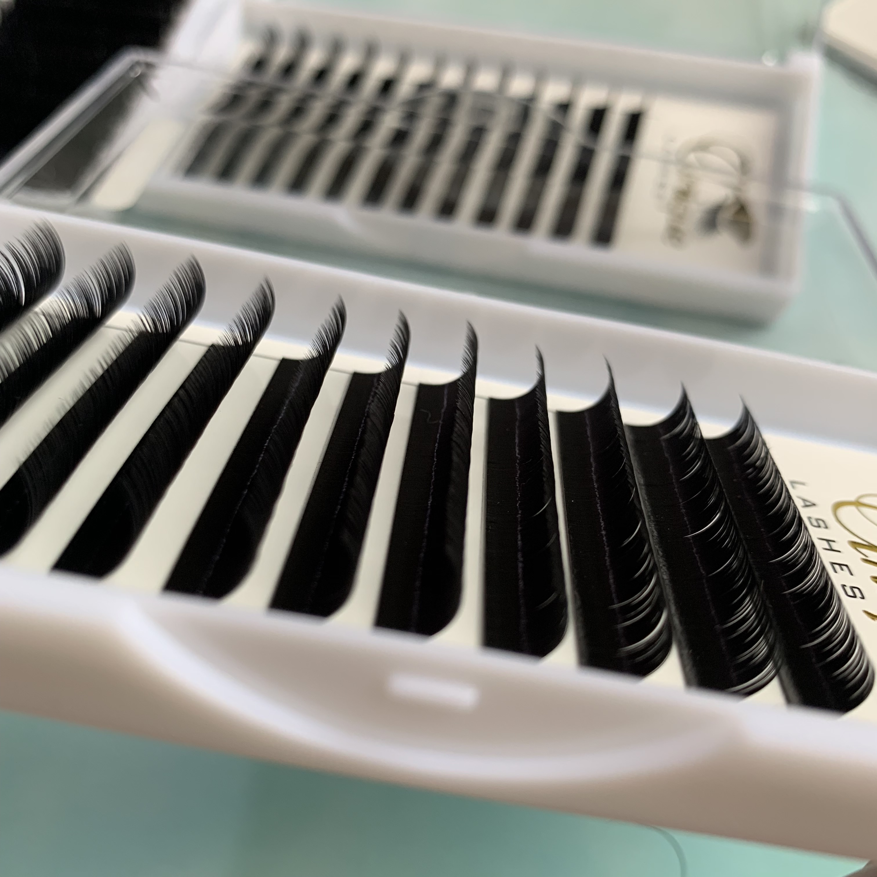 False Eyelashes Wholesale Individual Eyelash Extensions 0.03 0.05 0.07 Korean Pbt Fiber Lashes