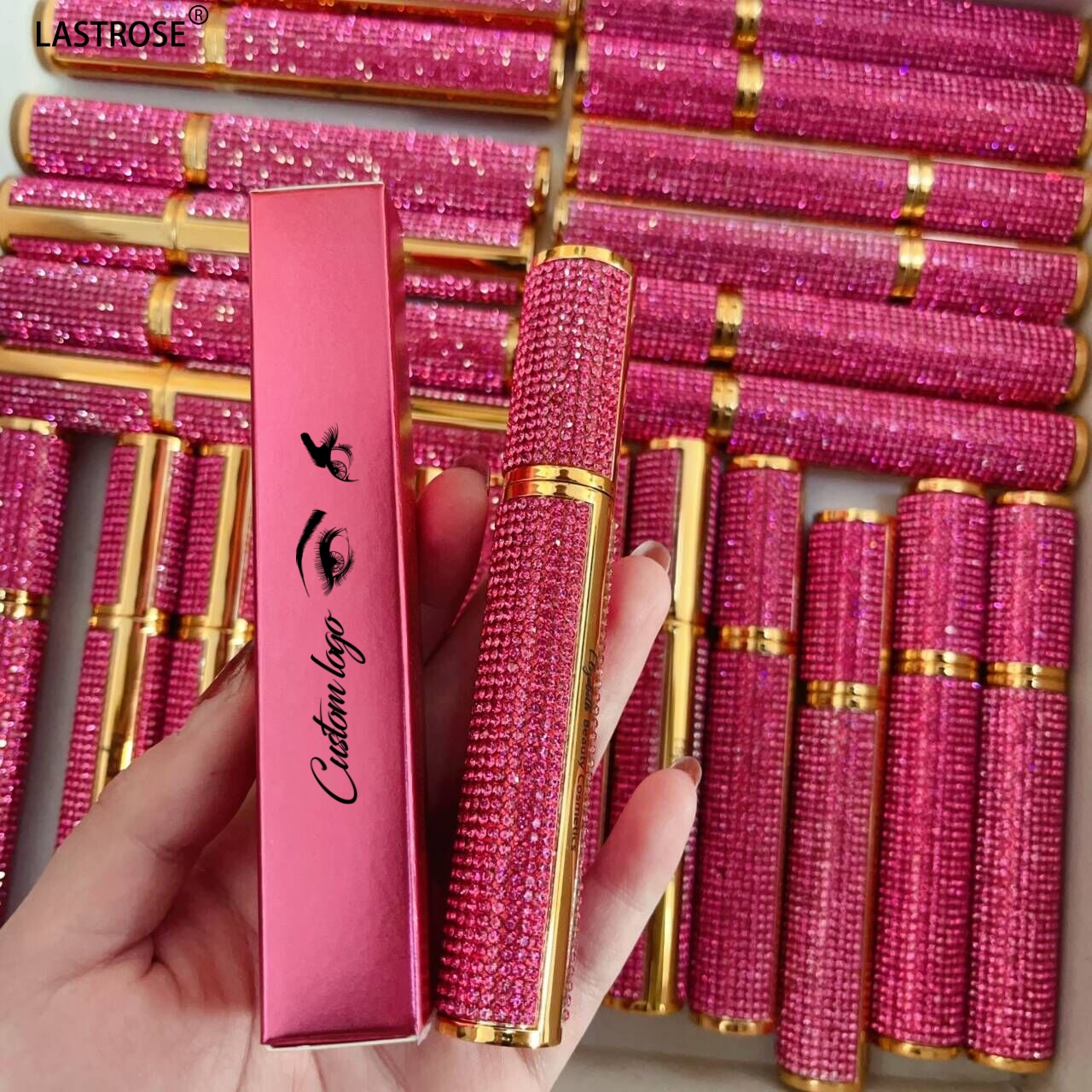 Private Label Vegan Thick Volumizing Lengthening Mascara 3D Silk Fiber Waterproof Mascara