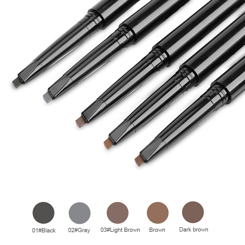 New Arrival Custom Private Label 4 Colors Waterproof Makeup Eyebrow Pencil Brow Pencil