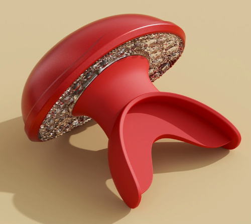 Portable lip treatment device with 24 infrared light collagen for plumping, fuller, and firmer lips.