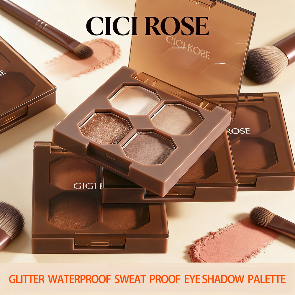 GIGI Rose Private Label Makeup High Quality Lasting Waterproof Matte Glitter Eyeshadow Palette Best Cosmetics Factory Wholesale