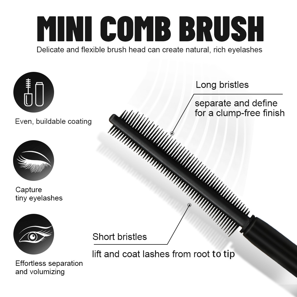 Private Label Lengthening Volumizing Fiber Black Mascara High Quality Mascara Private Label Long Lasting Eye Makeup