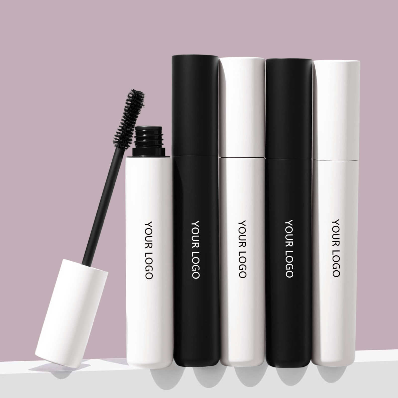 Custom Logo Eye Makeup High Quality Volume Black Mascara New Vegan Waterproof Facial Private Label Mascara