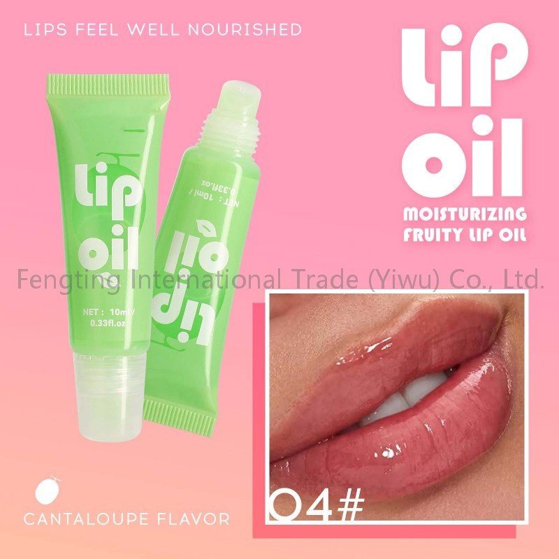 Private Brand 6-Color Lip Gloss Fruit Flavored Moisturizing and Long-Lasting Lip Balm Care Lipstick Product