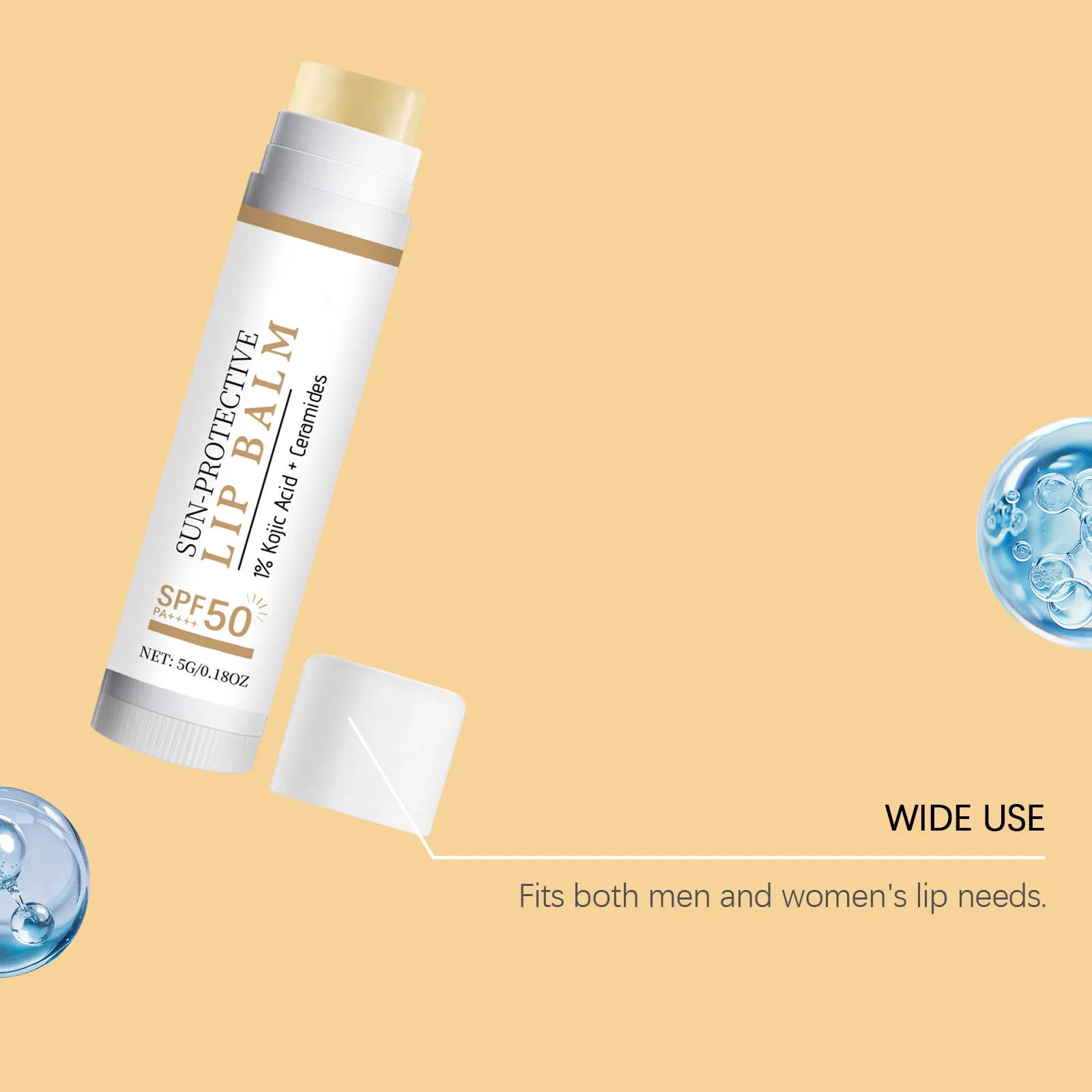 OEM Private Label Lip Balm Moisturizing Soothing Fruit Lip Balm Lemon Strawberry Lip Balm