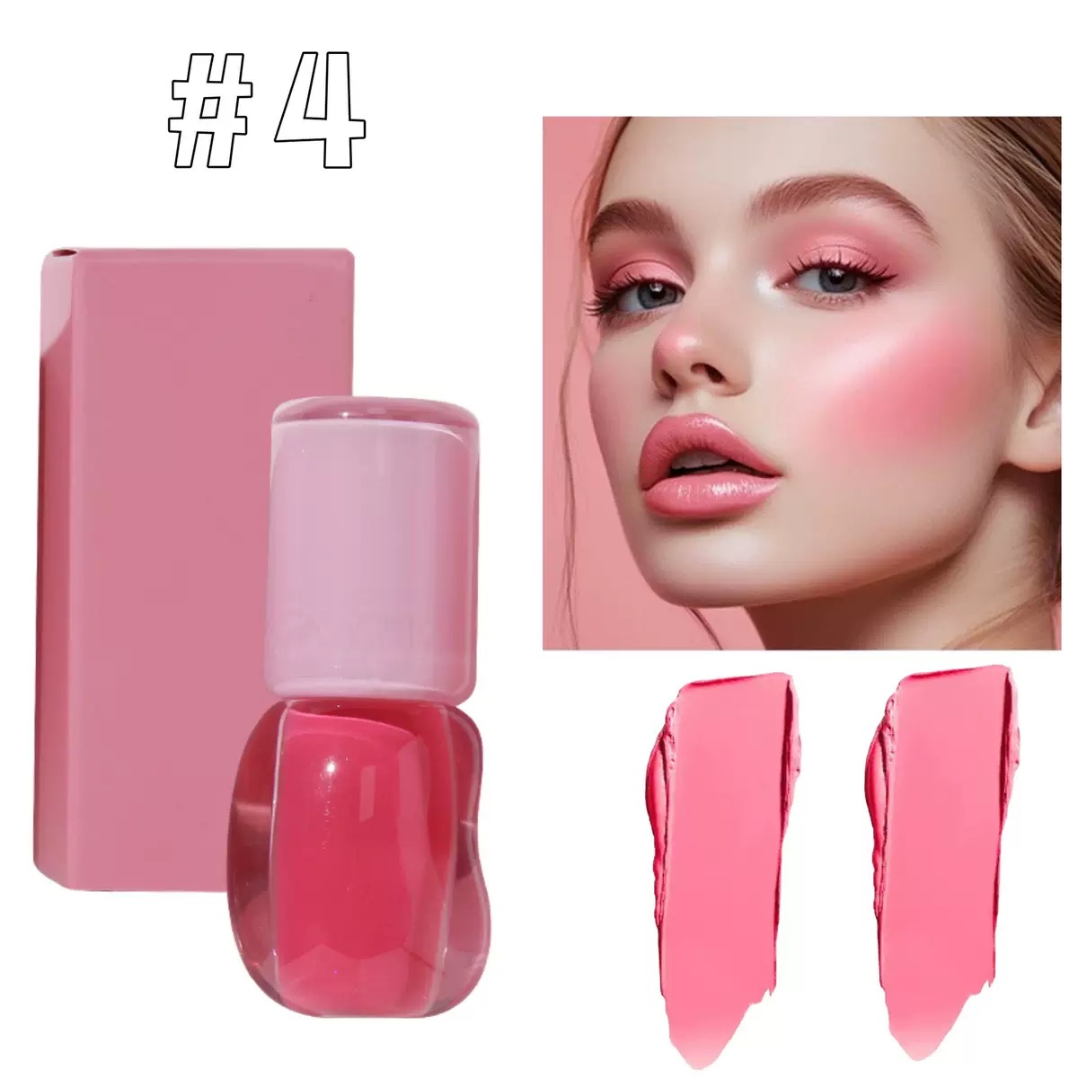 Private Logo Vegan Herbal Hybrid Peptide PH Liquid Lip Gloss Oil Soft Neutral Shimmer Cool-toned Bubblegum Long Lasting