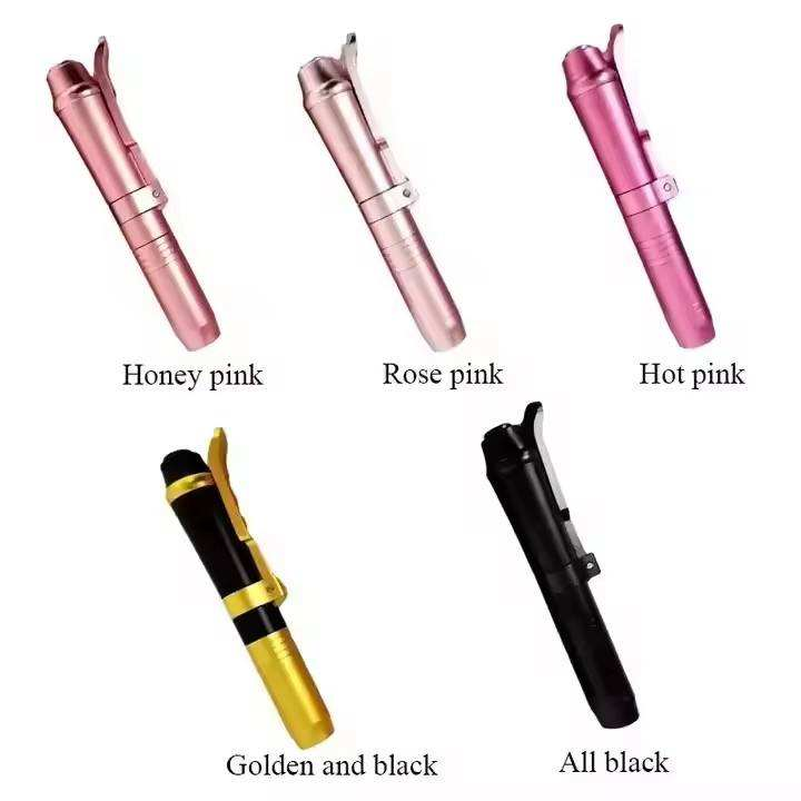 Beauty Lip Plumper Pen New 24k Gold Pattern Automatic 0.3ml/0.5ml Dual