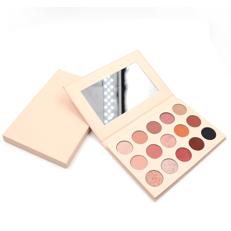 Private Label Custom Eyeshadow Palette Low MOQ High Pigment Makeup Palette Cosmetic Eyeshadow Palettes