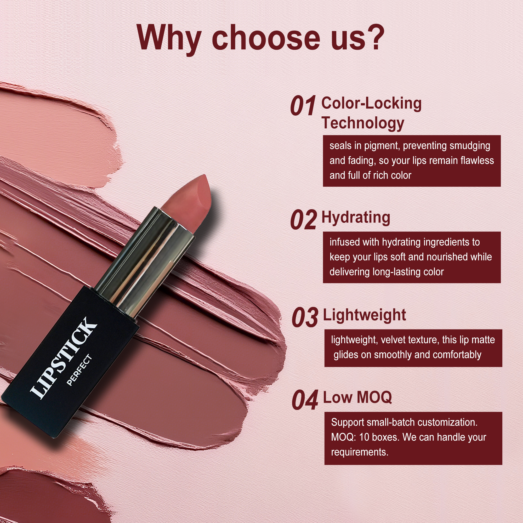 Luxury Matte Lipliner Moisturizing Vegan Non-Sticky Lip Care Pencil Waterproof High Pigment Long Lasting Private Label Lipstick