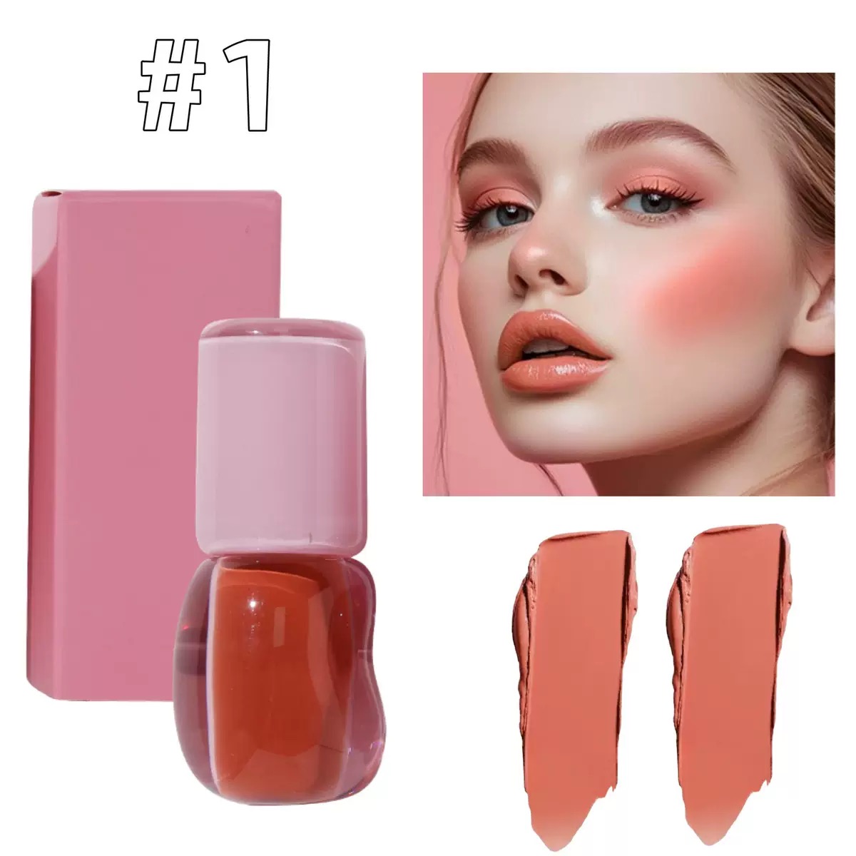 Private Logo Vegan Herbal Hybrid Peptide PH Liquid Lip Gloss Oil Soft Neutral Shimmer Cool-toned Bubblegum Long Lasting