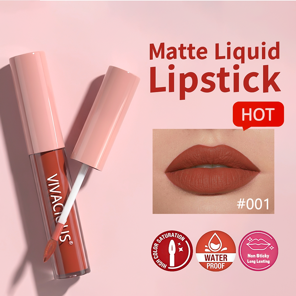 LOGO Custom Private Label Lip Gloss Wholesale Bulk Waterproof Long Lasting Liquid Matte Lipstick Lipgloss Manufacturer Supplier