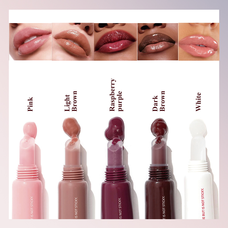 Gentle Moisturizing Plumping Lip Volumizing Hydrating Gloss Waterproof Vegan Lip Glaze Oil Infused Long-lasting Lip Gloss